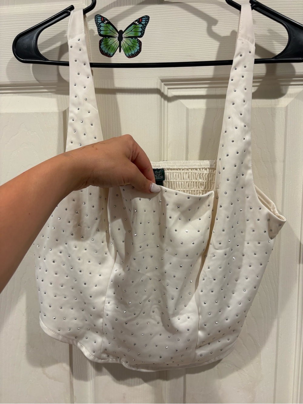 White Embellished Women’s  Top